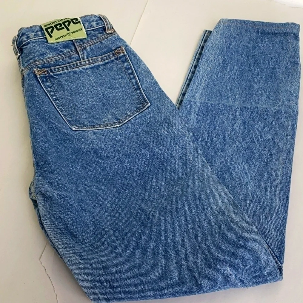 Vintage Rare Pepe Jeans London High Waist Straight Leg Embellished Jeans 26 EUC - Picture 14 of 15